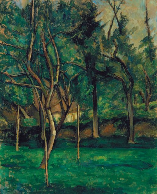 Paul Cézanne, Le Verger (Hattenville), 1882, Oil on canvas, 61 × 50 cm, Thyssen-Bornemisza Collections