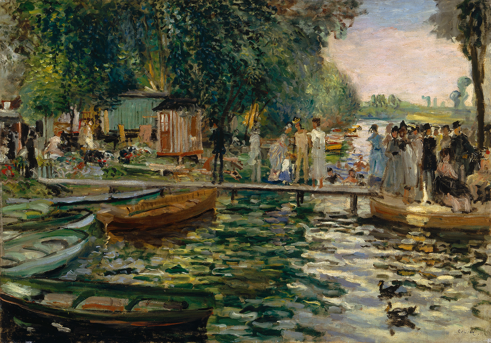 Pierre-Auguste Renoir, La Grenouillère, 1869