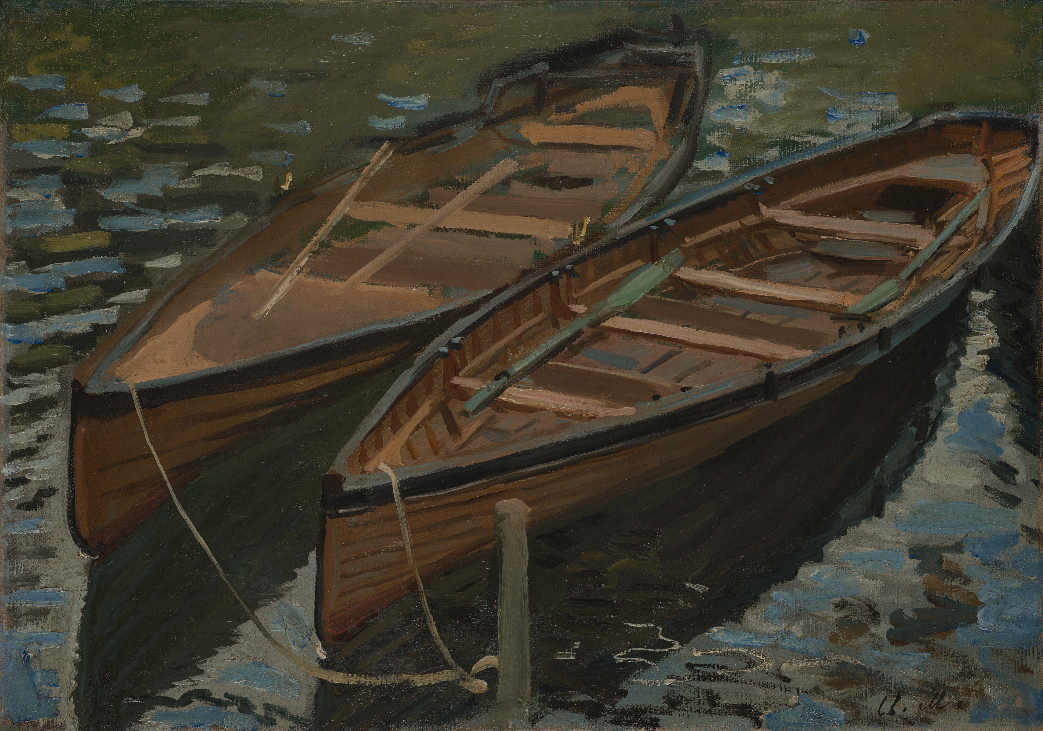 Claude Monet, Barche, 1869