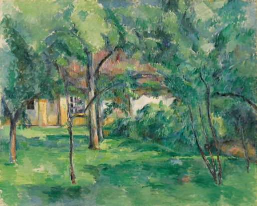 Paul Cézanne, Ferme en Normandie, été (Hattenville), 1882, Huile sur toile, 65 × 81 cm, Propriété privée